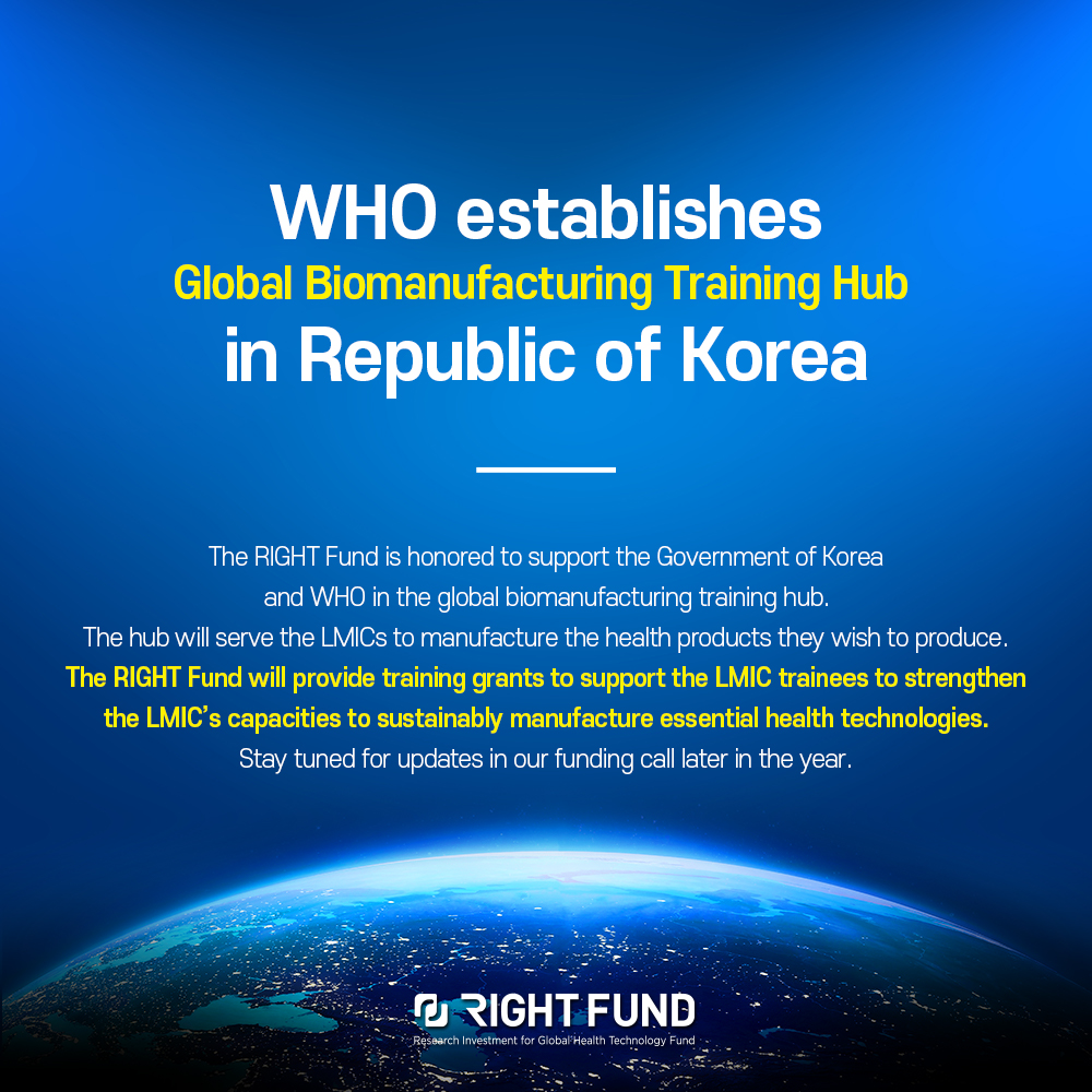 The RIGHT Foundation (@rightfund) on Twitter photo The RIGHT Fund is honored to support the Korean Government and <a href="/WHO/">World Health Organization (WHO)</a> in this initiative. Read more about the hub and our mission message in links below. #health #equity #WHO
WHO: who.int/news/item/23-0… 
Mission Message: rightfund.org/en/overview/mi… The RIGHT Fund is honored to support the Korean Government and <a href="/WHO/">World Health Organization (WHO)</a> in this initiative. Read more about the hub and our mission message in links below. #health #equity #WHO
WHO: who.int/news/item/23-0… 
Mission Message: rightfund.org/en/overview/mi…