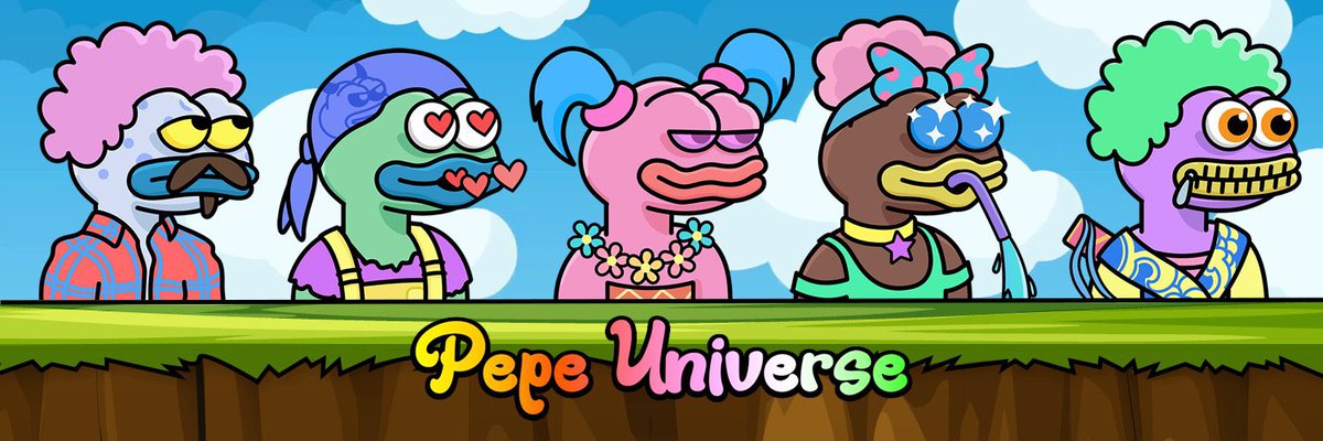 Pepeuniverse *2WL Giveaway🥳🥳🥳 #pepeuniverse #NFTGiveaway 

1️⃣Follow&amp;Like &amp; RT (关注、转发)
<a href="/pepeuniversenft/">Pepe Sipperz Clan</a> 
<a href="/zerowu97/">Huohuo</a>
2⃣Tag friends (艾特好友,人数有加权)
3⃣24小时