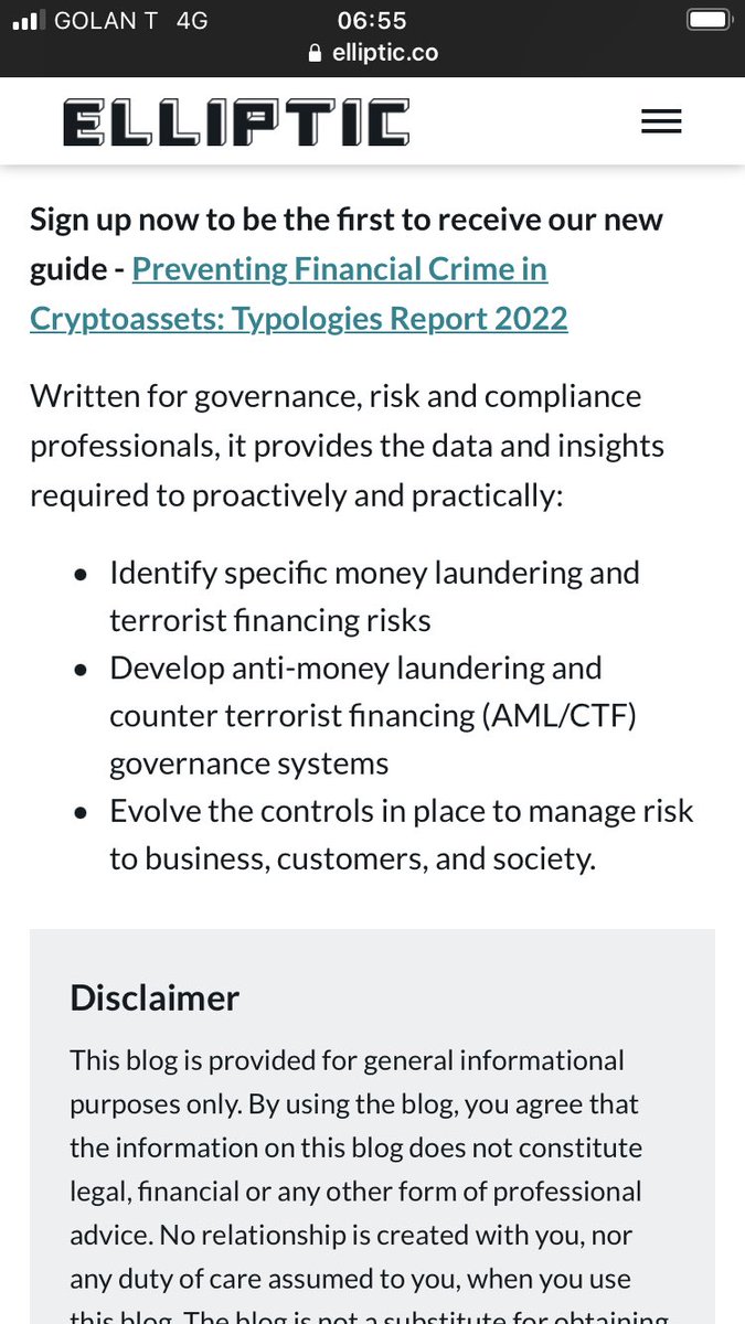 EdanYago's tweet photo. 3/5 At the bottom of the post, this is how they describe themselves. 

This is a company that spends its time talking to regulators and they have voluntarily decided to take the initiative to invent an entire new category of FUD. https://t.co/QbyXZqPRkY
