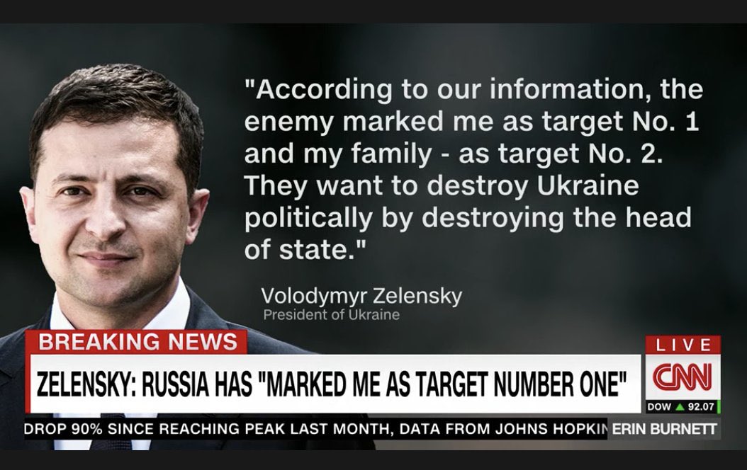 briantylercohen's tweet photo. Just so we’re clear, Russia is trying to “denazify”Ukraine… by killing it’s Jewish head of state. Got it. https://t.co/IBAKwdZBxd
