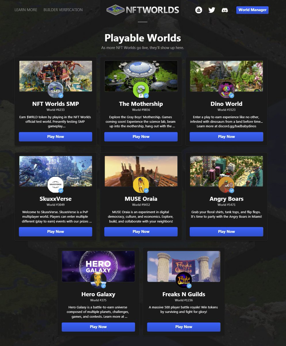 Hey guys come play in our <a href="/nftworldsNFT/">NFT Worlds</a> ! You currently will not automatically earn $WRLD when you win, we will turn that on once we fix any bugs/cheaters. If you have any questions be sure to tune in to our AMA tomorrow!

x.com/FreaksNGuilds/…