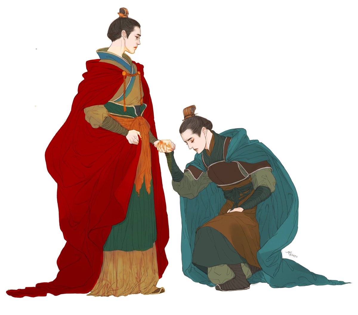 larkstur's tweet photo. 어릴때부터 덕질하는 엄마를 보고자란딸들은 커서 둘다 그림쟁이가 되었어.앞에건 내그림. 2번째건 큰놈, 마지막둘은 작은놈그림.큰딸은 타투이스트. 둘째는트위터 존잘이되었지... https://t.co/5FwzeuFhaf
