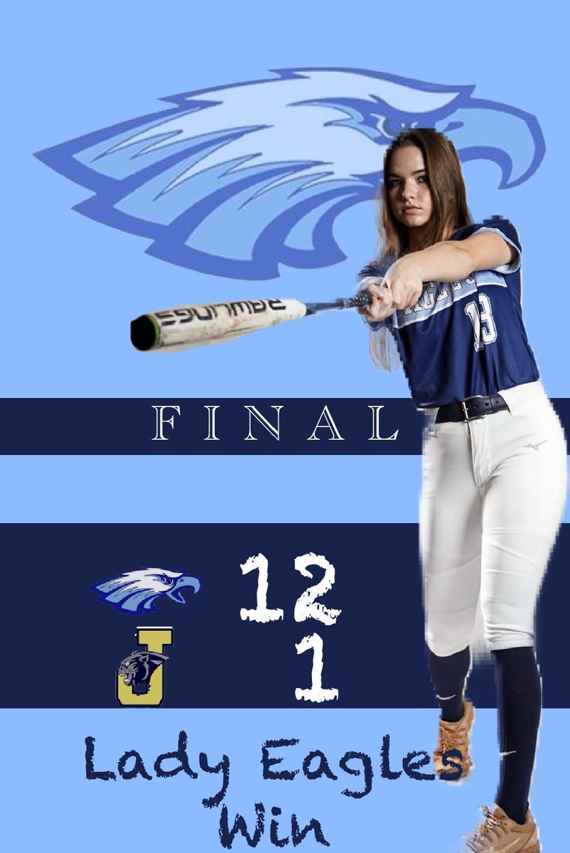Great win for the Lady Eagles against Jemison! Way to go EAGLES 💙🦅🥎