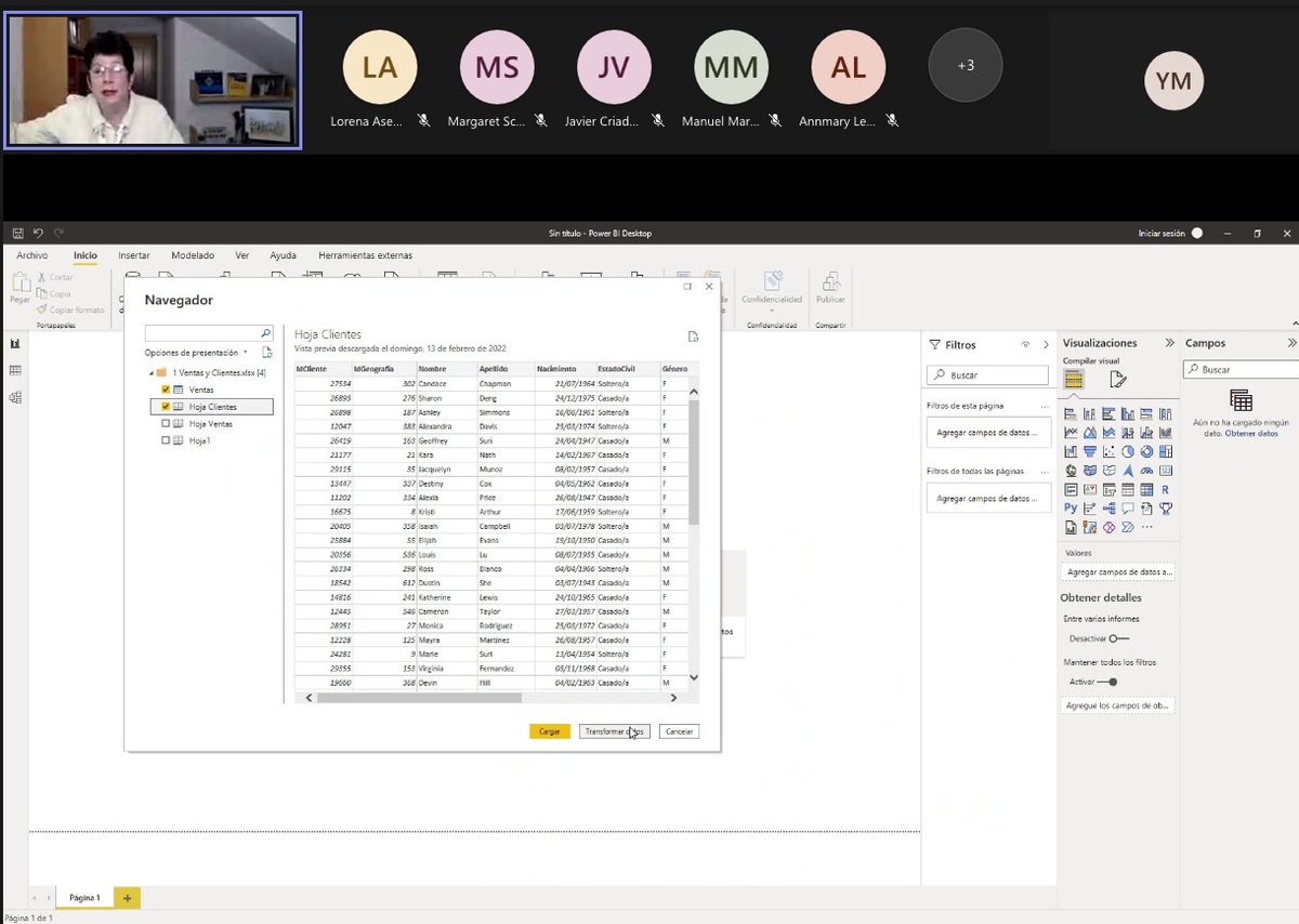 AarabMurcia's tweet image. 😊 ⏯ Hoy hacemos un break en el módulo #AngularJS del bootcamp #FullStack  para una masterclass de #Microsooft #PowerBI impartida por nada más y nada menos que Ana María Bisbé York 🗃 📊 📈 🕵️‍♂️

👩🏻‍💻 @CodeHouseLearn #team 👨‍💻