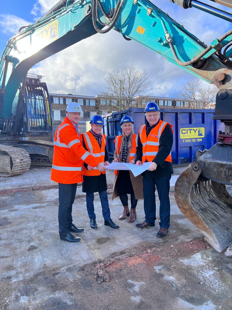 Fantastic to be part of the team working to transform the village centre at Kingshurst - it will take time but great to be making a start🙂🙂