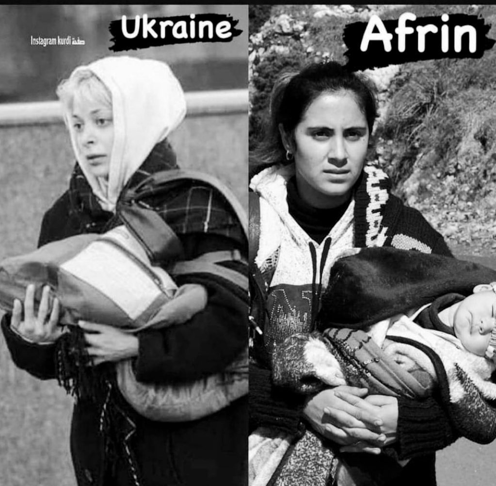 nbybybyby's tweet photo. Bir savaşı kınayıp diğerini destekliyorsan faşist, ölen her canlı için  üzülebiliyorsan insansın. #ukraynarusya https://t.co/8wPK9jmq75