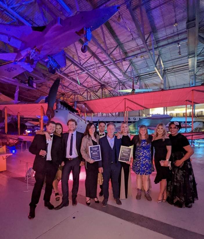 JimmysFarmHQ's tweet photo. Last night we attended the Tourism Awards for being finalists in…

• Marketing Canpaign of the Year 🥂
• Large Visitor Attraction of the Year - which we won Highly Commended! 🎉

We couldn’t be prouder of all our team and their amazing achievements. #EofETourismAwards https://t.co/KGz3eop033