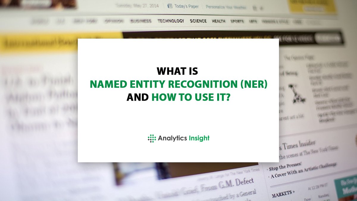 analyticsinme's tweet image. What is Named Entity Recognition (NER) and How to use it?
Watch this Video: youtu.be/HDPi2XWTJd8
For More Information, Visit : analyticsinsight.net
#MachineLearningUseCasesinGames #MachineLearningUseCases #VideoGame #NPC #MachineLearningNPC #MachineLearning #AINews