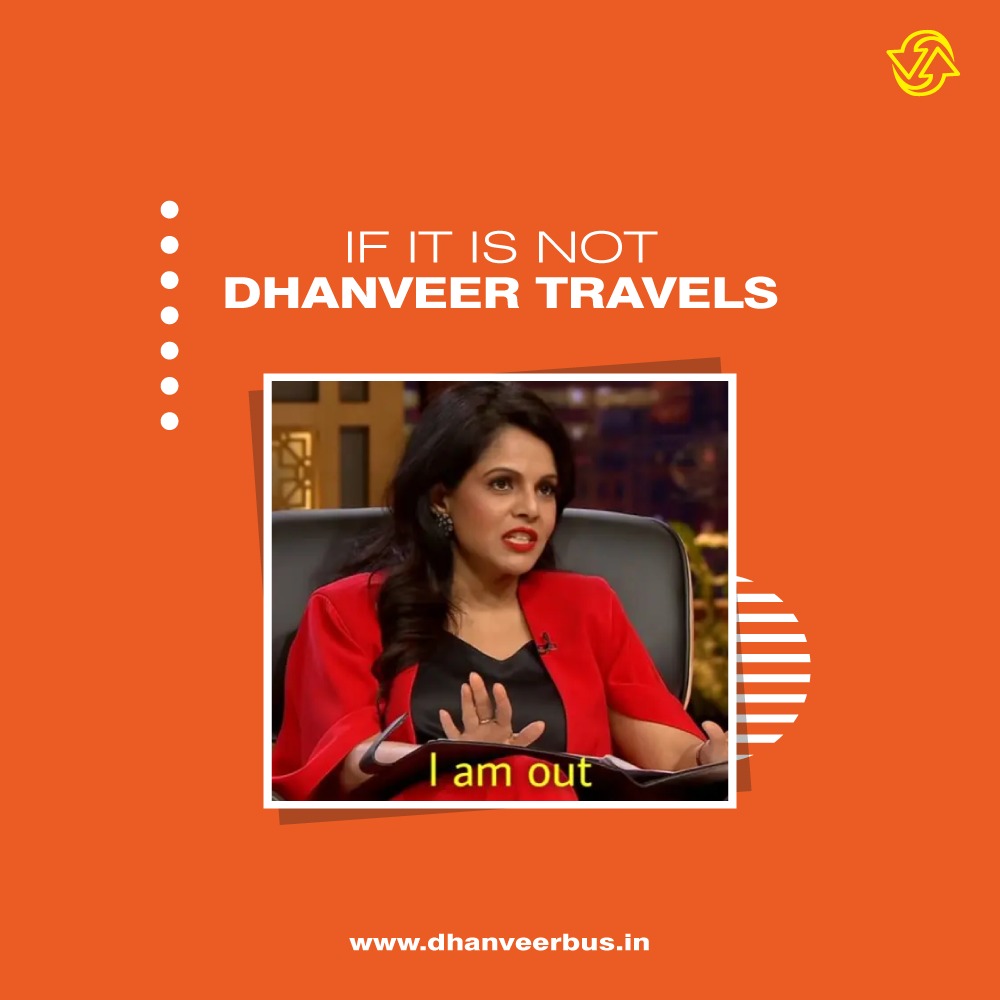 dhanveerbus's tweet photo. Of Course if it's not Dhanveer then travelling in bus should be out because Dhanveer provide the extra ordinary services compared to others!
For booking related details kindly contact us now we are here to help you sort out the travel plans.
#dhanveer #dhanveerbus #dhanveertravel https://t.co/B58PduWIum