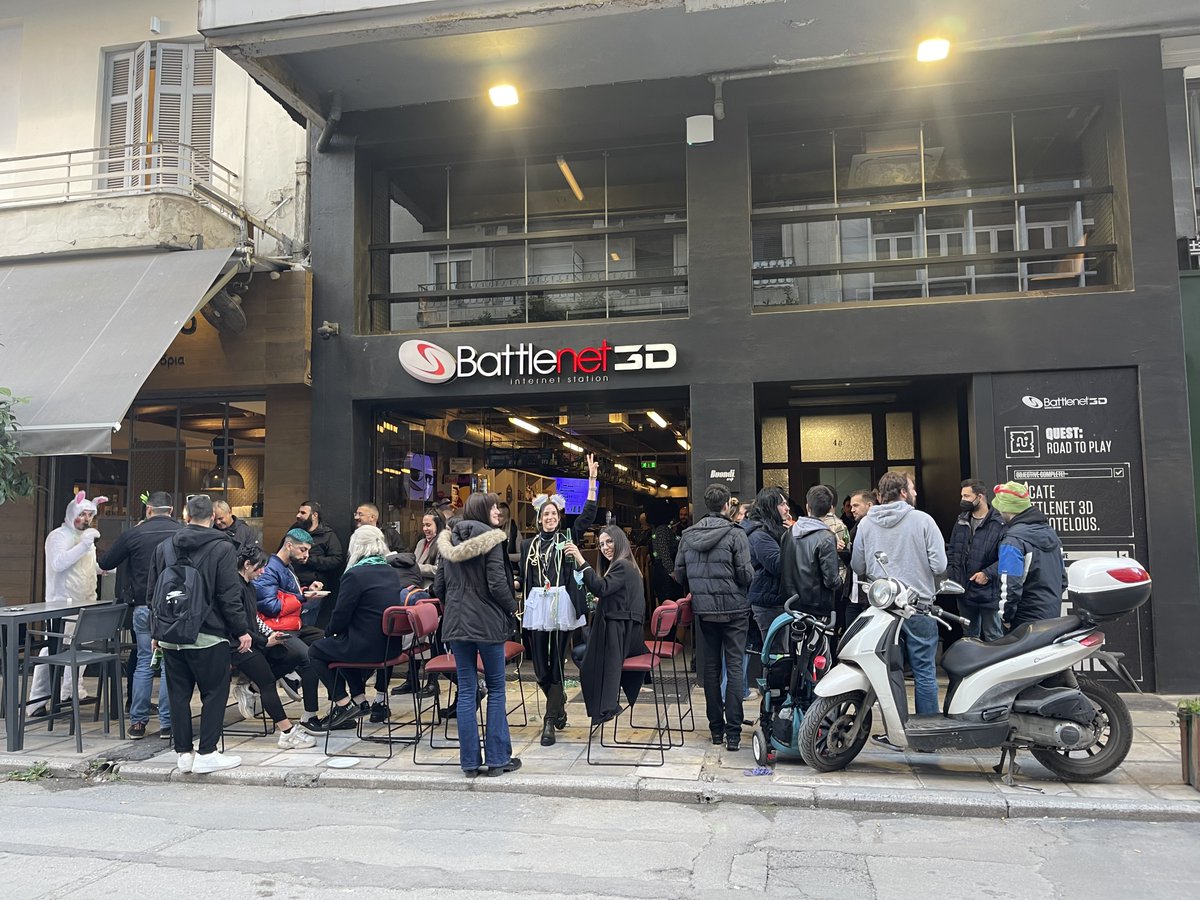 lancomgr's tweet photo. 📍Lancom &amp; Battlenet team celebrated 'Tsiknopempti', a day which is part of the traditional celebrations of the Greek Carnival season.
 
It's moments like these that define the true meaning of bonding! 'Til the next one!
#lancomltd #tsiknopempti https://t.co/gB4lL6d6mg
