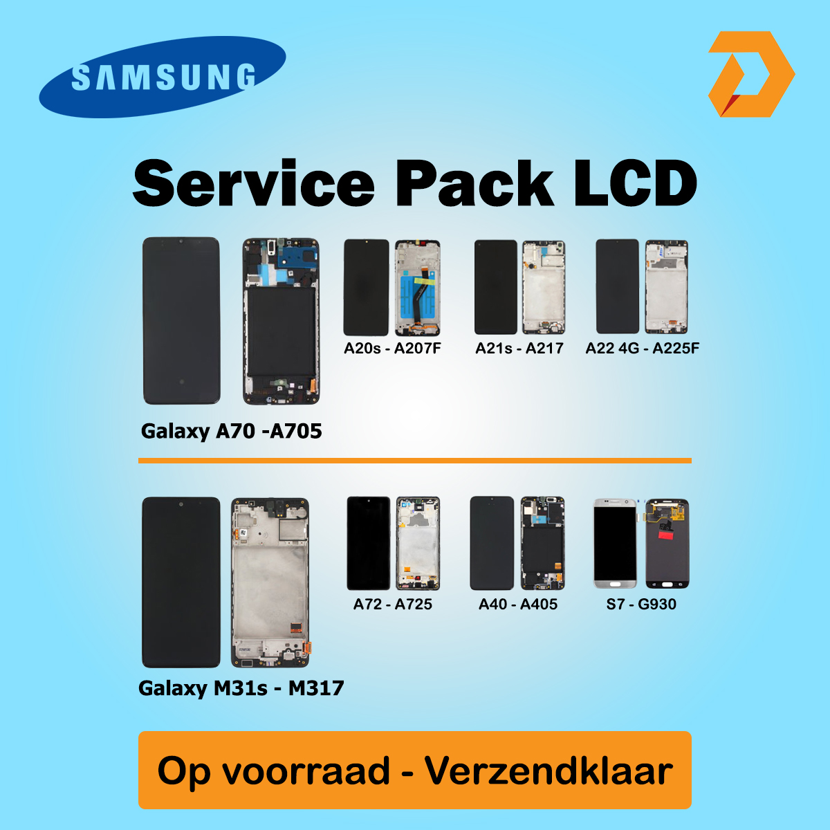 DutchSpares's tweet image. 🚚 Voldoende op Voorraad: Samsung Galaxy Displays A70, A72, A20s, A12, A21s, A22, A31, A32, A40, A52 5G, M21, M30s, M31, M31s, J5 2017, Note8, S9, S7🚚

🤝 Zakelijk inkopen?

dutchspares.com/nl/account/reg…

#samsung #servicepack #wholesale #groothandel #original #SamsungDisplays