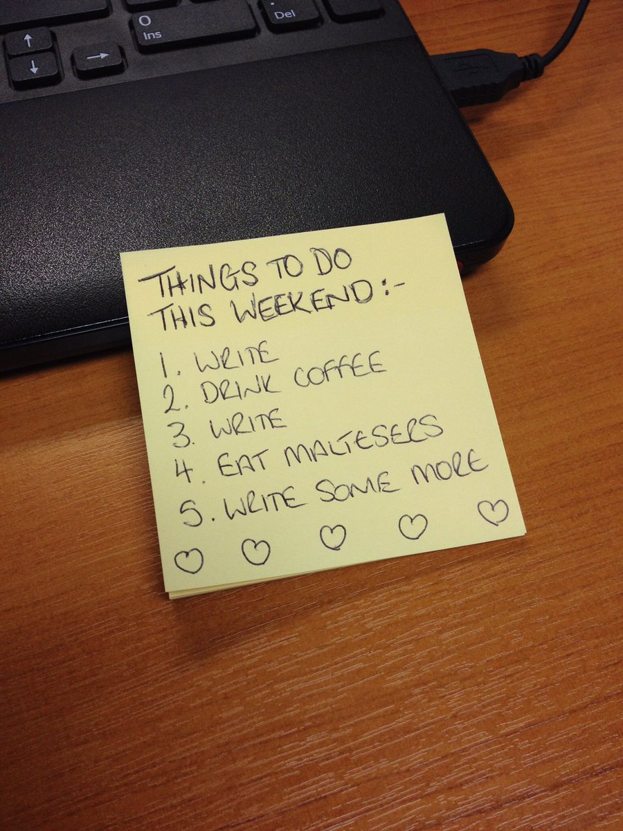 SarahTidball's tweet photo. Guess what I’m doing this weekend! 🥰
#WritingCommunity https://t.co/w6KRvDFWUc