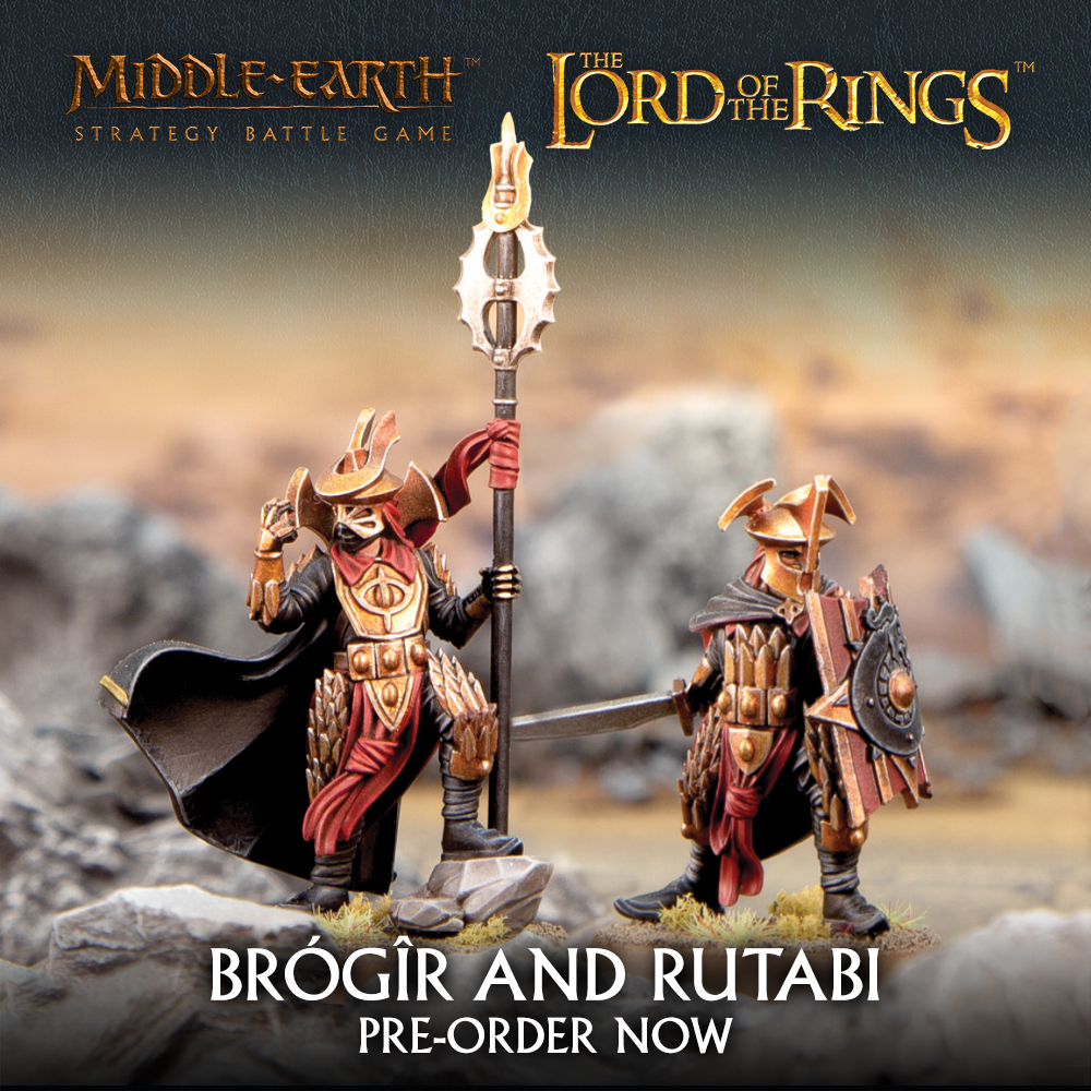 warhammer's tweet photo. Lead your Easterling armies to victory with Rutabi and Brórgîr. Pre-order your new heroes here: https://t.co/tB9hrXmi9L #WarhammerCommunity #MiddleEarth #LotR https://t.co/csNW0STYR4