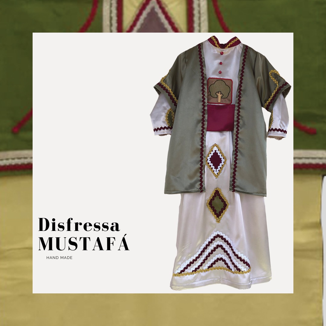 SILVIATRASFI's tweet photo. Et vols vestir com en Mustafa, el Gegant del Pi, et presento el vestit per nens que he fet, si estàs interessat, envien un privat i et passo més info #gegants #cercavila #gegantdelpi #mustafa #costura #carnestoltes #carnaval https://t.co/n2xT6obttf