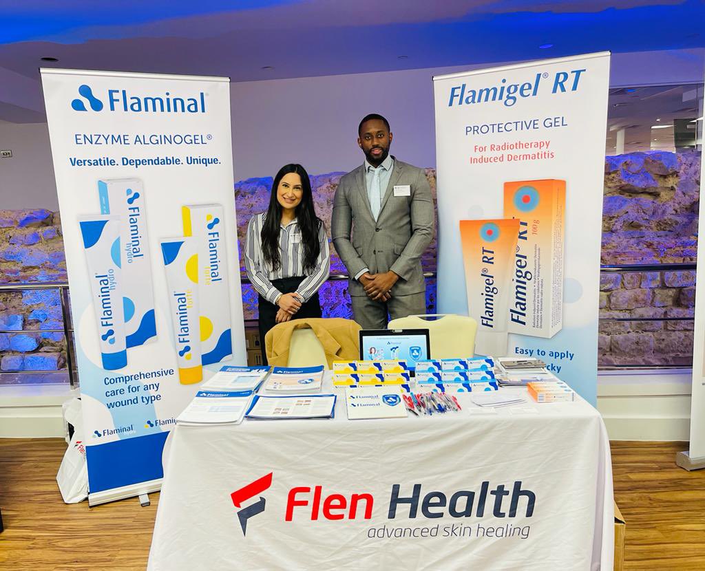 Zack_flenhealth's tweet photo. We’re proud to be back at the 15th National Wound Care Conference organised by @JWCeditor. Be sure to stop by at our stand to learn more about #Flaminal and #FlamigelRT (with or without your mask 😷). #IAmFlenHealth https://t.co/gLDrfaMfLb