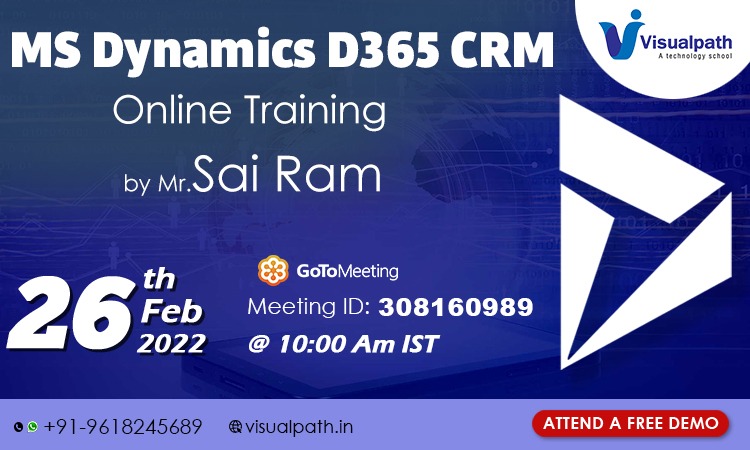 VisualpathPro's tweet image. Hi all, We are Conducting a Free Demo Class On MS Dynamics CRM (Techno & Functional) Online Training.
Date & Time: 26th Feb 2022 @10:00am IST
Session link: bit.ly/3sf4vep
Visit us: visualpath.in/microsoft-dyna…
Contact/WhatsApp us +91 9989971070
#dynamicscrmtraining #dynami