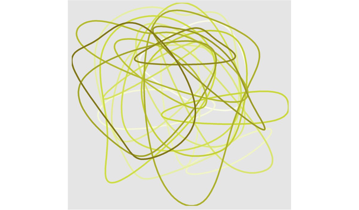 GenerativeaRt4's tweet photo. Ariande's thread. Playing around with b-splines and #ggforce
#generativeart #rtistry https://t.co/E8qYnjRYoE