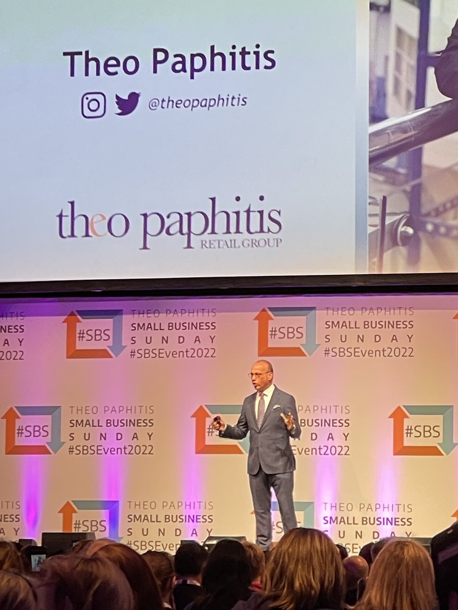 It's the man himself <a href="/TheoPaphitis/">Theo Paphitis</a> #SBSEvent2022