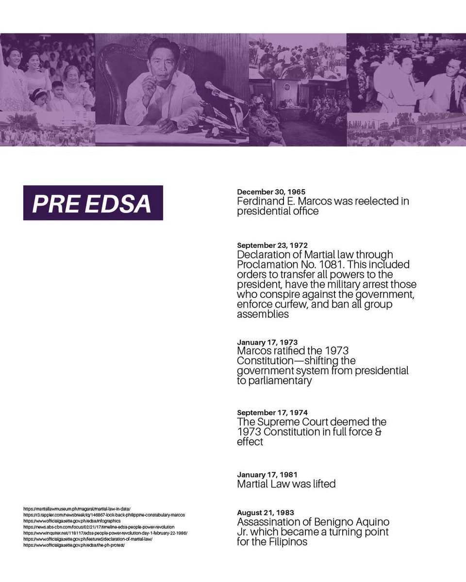 ateneolex's tweet photo. The #EDSA People Power Revolution is not simply a day in history, but an embodiment of the Filipinos’ exercise of extra-democratic power – rooted in the continued abuses and distortion of rule and law. https://t.co/DSnUQEWnTm