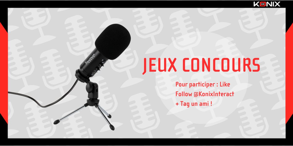 [CONCOURS] On vous fait gagner un Micro Lur Evo de notre gamme #Drakkar 🔥

Pour participer, il faut : RT ce post, nous follow + tag un ami en commentaire ! TAS le 11 mars. Bonne chance à tous 🍀
 
#Konix #Giveaway #Giveaways #Jeuxconcours #JeuConcours #Concours #Contest