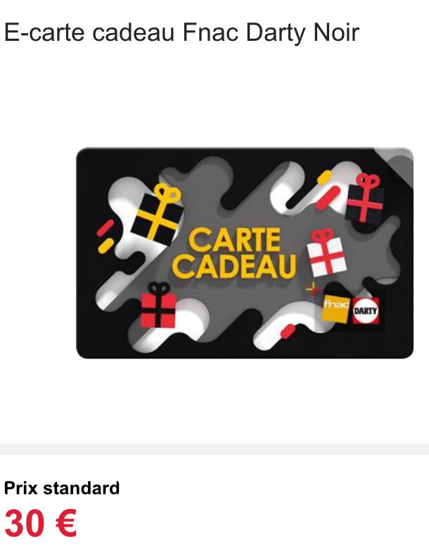 [#Concours] À l'occasion du passage aux 5000 followers, gagnez une e-carte Fnac d’une valeur de 30 €. follow et RT ! Bonne chance 🍀