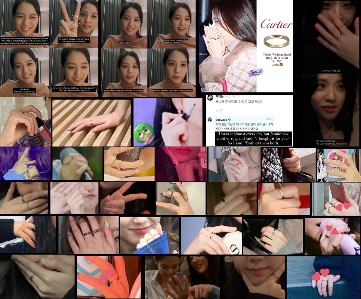 jensoohaven's tweet photo. I guess Jennie conditioned Jisoo to always wear her wedding ring https://t.co/7KvxXVHdcB