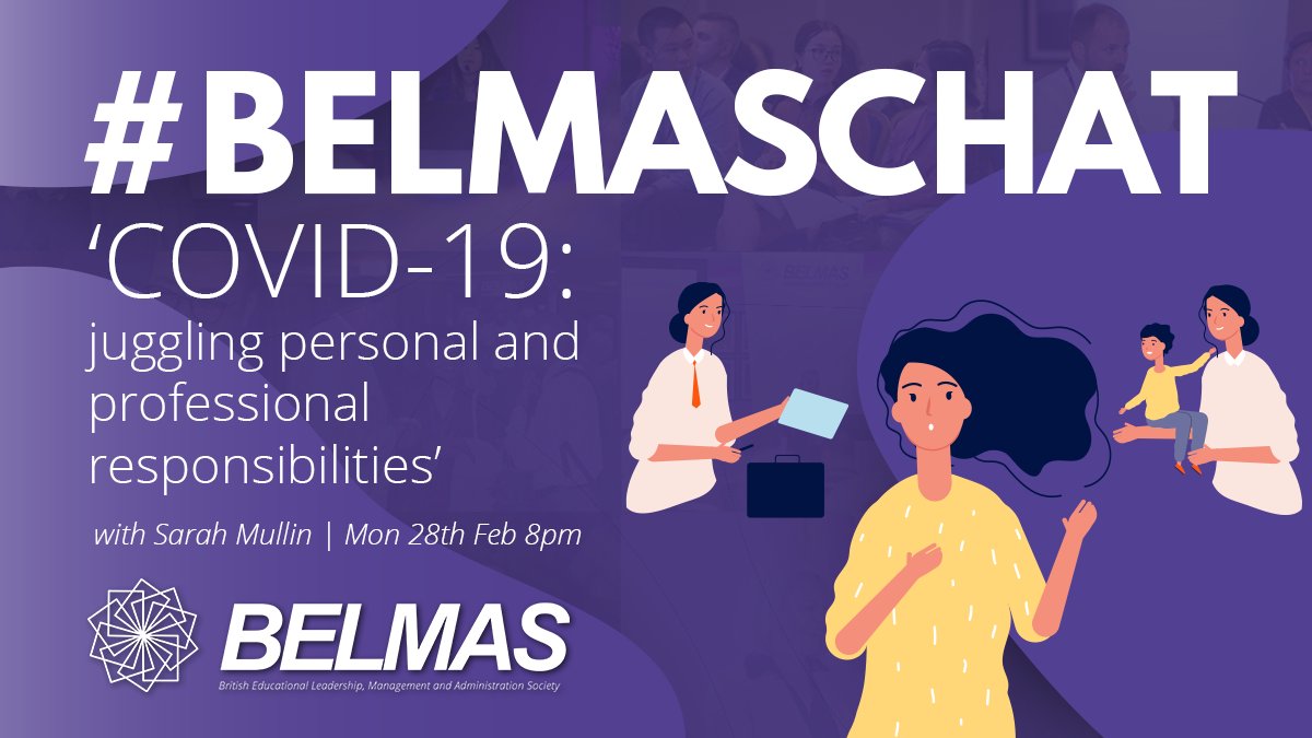 BelmasOffice's tweet image. Join us for the next #BELMASchat on Monday 28th Feb, when @MrsSarahMullin will lead the discussion on juggling personal &amp;amp; professional responsibilities during COVID-19. To have your say, log in here at 8pm &amp;amp; don’t forget to use the hashtag #BELMASchat. See you then!