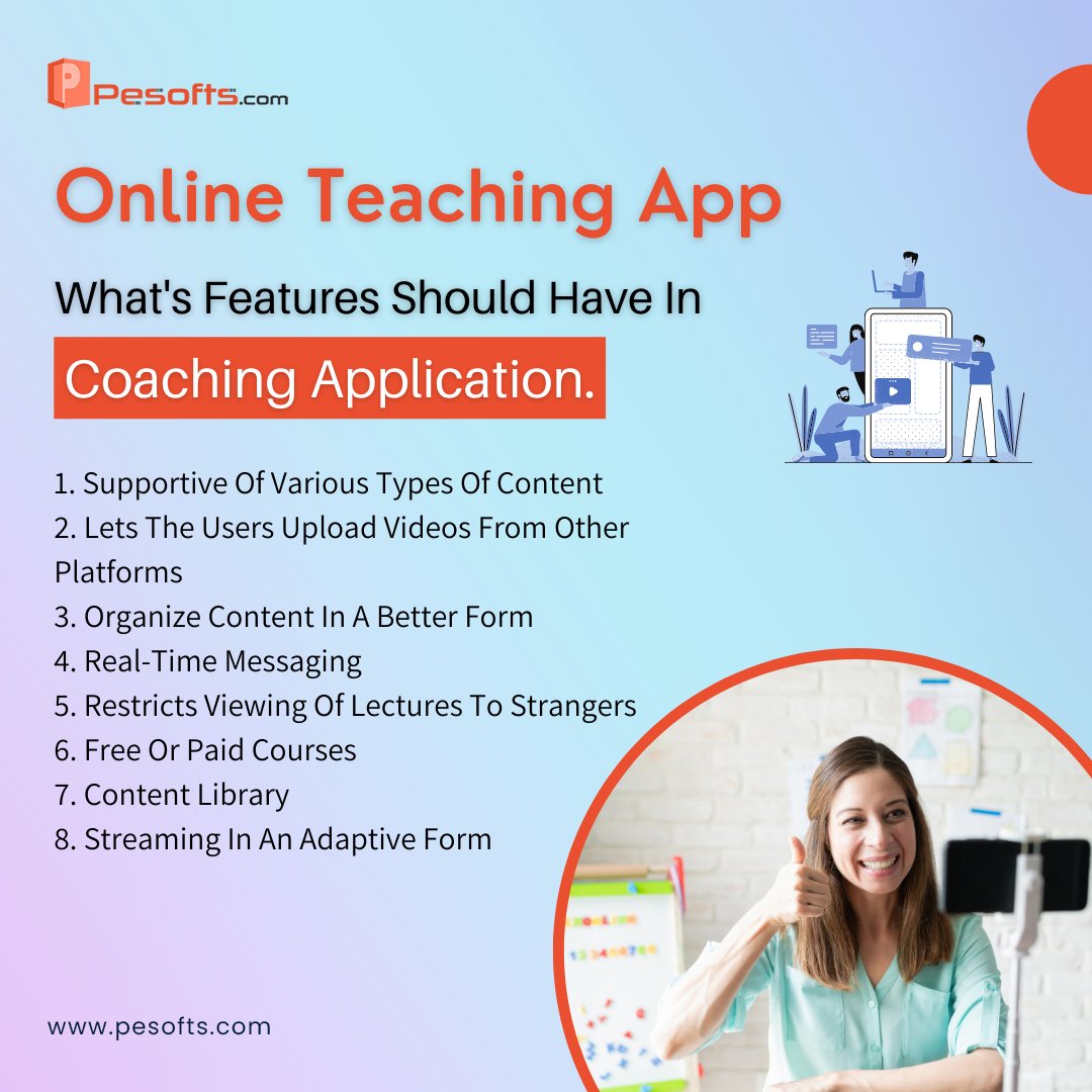 pesofts1's tweet image. Online Teaching App
What&apos;s Features Should Have In Coaching Application.
.
pesofts.com/online-teachin…
.
.
#OnlineExam #teachingapp #Application #apps #coaching #coaching #FridayFitness #teacher