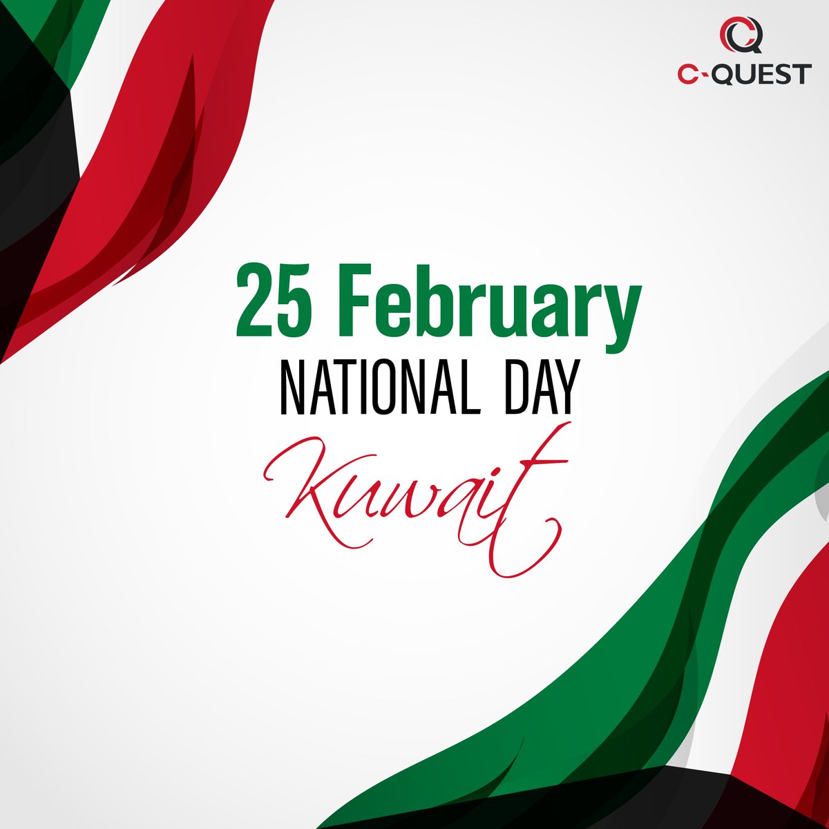 cquestglobal's tweet photo. Happy National Day Kuwait!
At C-Quest, we are proud and honored to be involved in various projects around the country where we were in touch with the breathtaking history and heritage.
#KuwaitNationalDay #Kuwait #CostConsultancy #QuantitySurveying #Construction #CQuest https://t.co/4tfkiBvpue