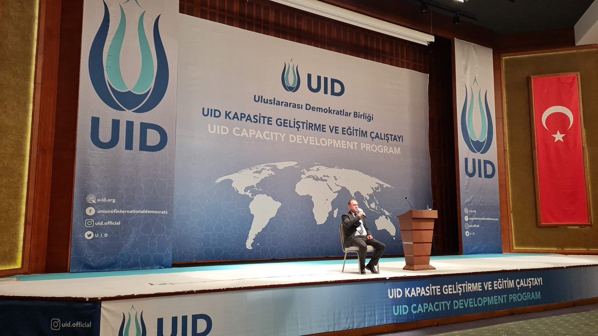 #UID 2022 Kızılcahamam çalıştayın açılışı Kuran tilaveti, İstiklal marşı ve Genel Başkanımız Köksal Kuş’un konuşmaları ile başladı.