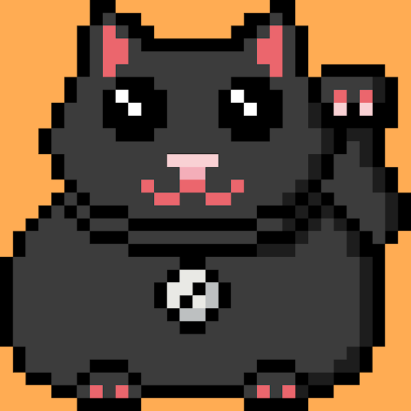 귀여운 검정럭키캣이에요 이외에도 다양한 럭키캣들이 있으니
지금 만나보세요!

This is a cute black lucky cat. Besides, there are various lucky cats. Meet now!

opensea.io/collection/luc…

#NFTs #nftart #nft #NFTartist #nftcollector #NFTCommmunity