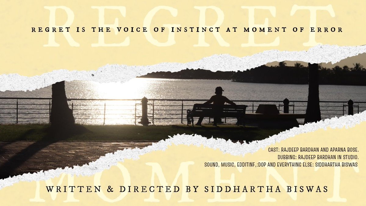 rbe_since_2020's tweet photo. 'Regret' New Bengali Short Film Finally Released "TGB Films" YouTube Channel
A Film By Siddhartha Biswas
® https://t.co/kGEoqesI5E
® https://t.co/V0hdgezpJB

Media Partner
@Rajdeep_Bardhan  #rbe_studio
Cast By- @RajdeepBardhan &amp; Aparna Bose 
 #rajdeep_bardhan #tgbfilms #regret https://t.co/P25UoGLYNj