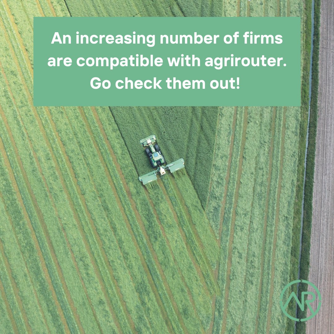 We partner with a lot of different firms here at agrirouter. 😎  You can check out which ones exactly on our website. 😁 🚜 

Wir vereinfachen den Datenaustausch. 😎 Immer mehr Lösungen unterschiedlicher Partner sind agrirouter kompatibel. 😁 🚜