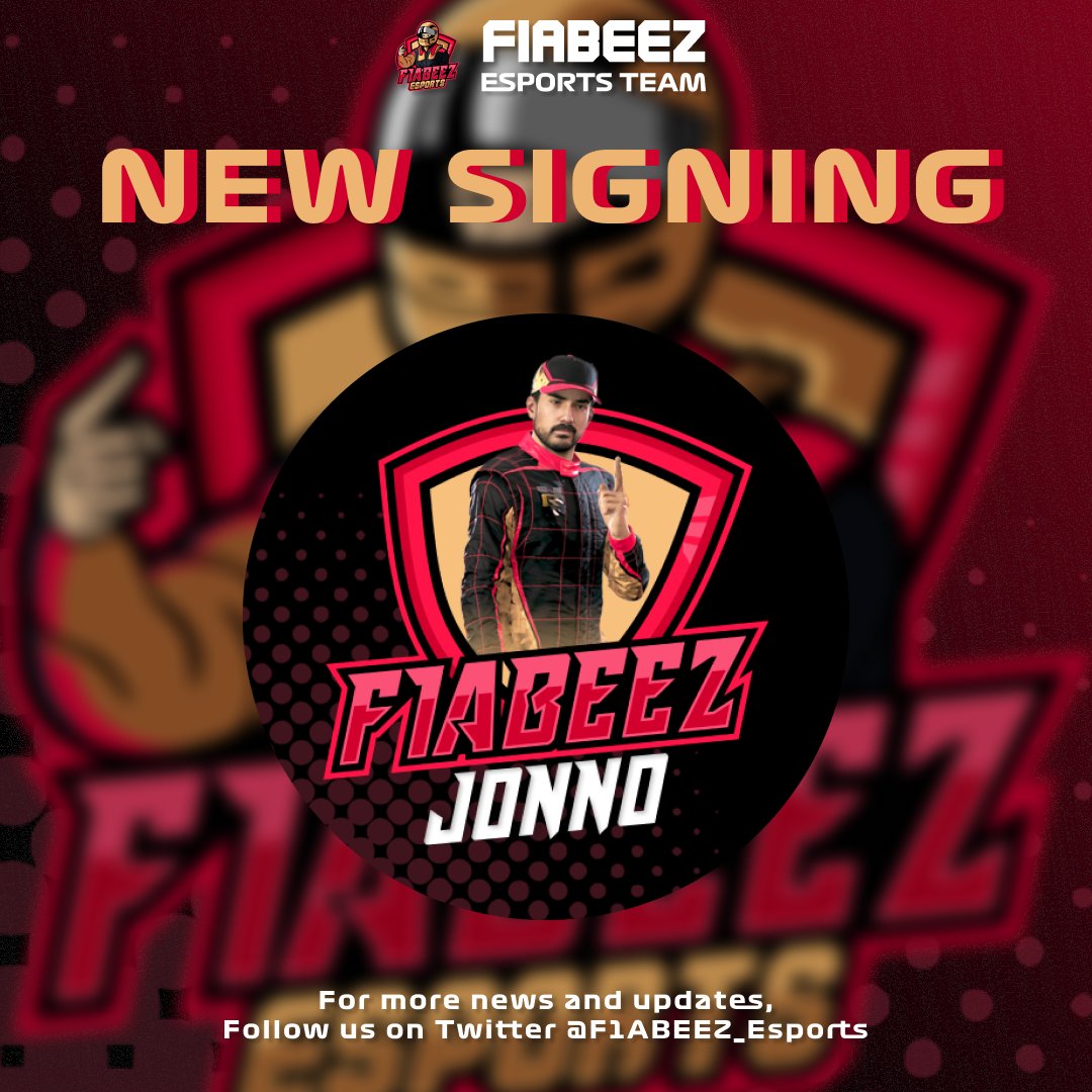 f1abeez_esports's tweet photo. 🚨NEW DRIVER ALERT🚨
We are thrilled to welcome @Jonno94NL to the team!
TO THE MOON!🚀
#F1AB #TOTHEMOON #F12021GAME https://t.co/tOP3PBDWg1