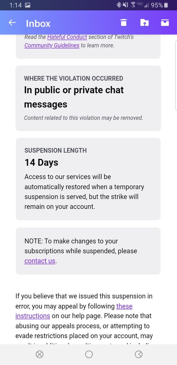 NvisionDire's tweet photo. Just got suspended from twitch rip https://t.co/tdCIWnSTFm
