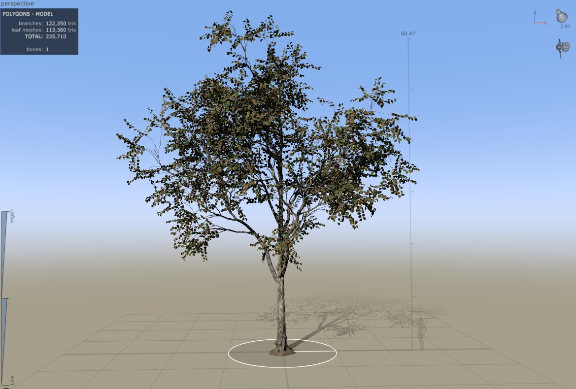 NFTCryptoDancer's tweet photo. @unitygames I'm using Speedtree 9 for games. I've exported the same tree to Unity and to UE4. There seems to be a major difference between the two. Unreal Engine seems to be able to handle the polygon count however, unity seems to struggle.

#unity3d #UnrealEngine #Speedtree https://t.co/rsjXw8He7r
