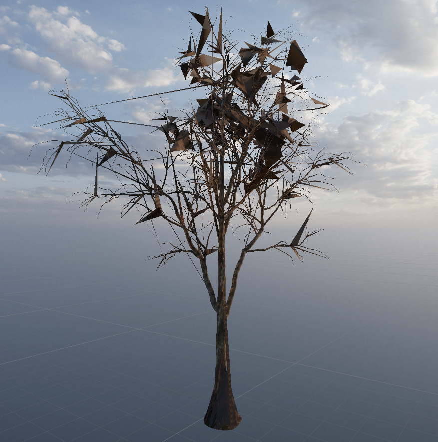 NFTCryptoDancer's tweet photo. @unitygames I'm using Speedtree 9 for games. I've exported the same tree to Unity and to UE4. There seems to be a major difference between the two. Unreal Engine seems to be able to handle the polygon count however, unity seems to struggle.

#unity3d #UnrealEngine #Speedtree https://t.co/rsjXw8He7r