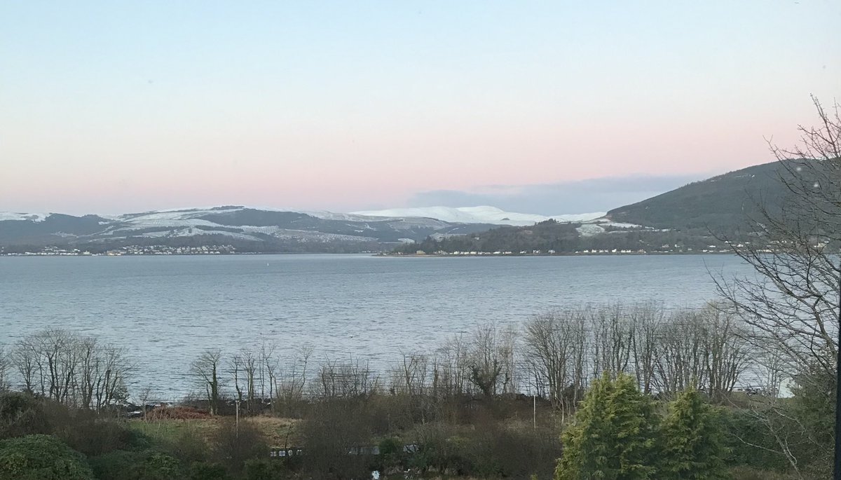 First quiet morning for a long time #cove #argyll #strone #dunoon #lochlong #holyloch