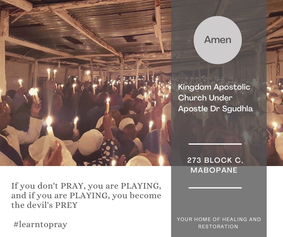 ApostleSgudhla's tweet image. #Learntopray 🙏🏽
