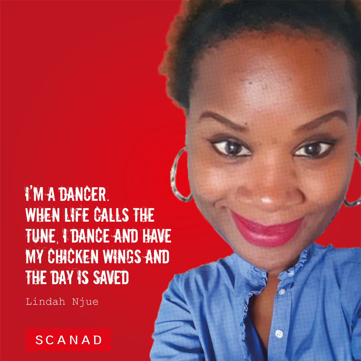 SCANADAfrica's tweet photo. Meet Lindah,
She describes her JD as : I’m a mid field player and chief defender of the agency & client center of the pitch always on call.
#ItsAScanadThing #TeamAwesome https://t.co/2H1vIBFwtr