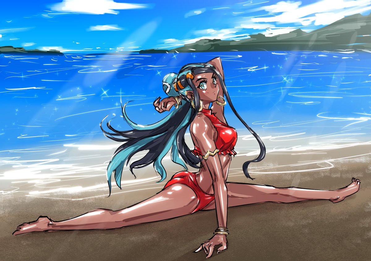 #くそ寒いので水着絵を貼る 