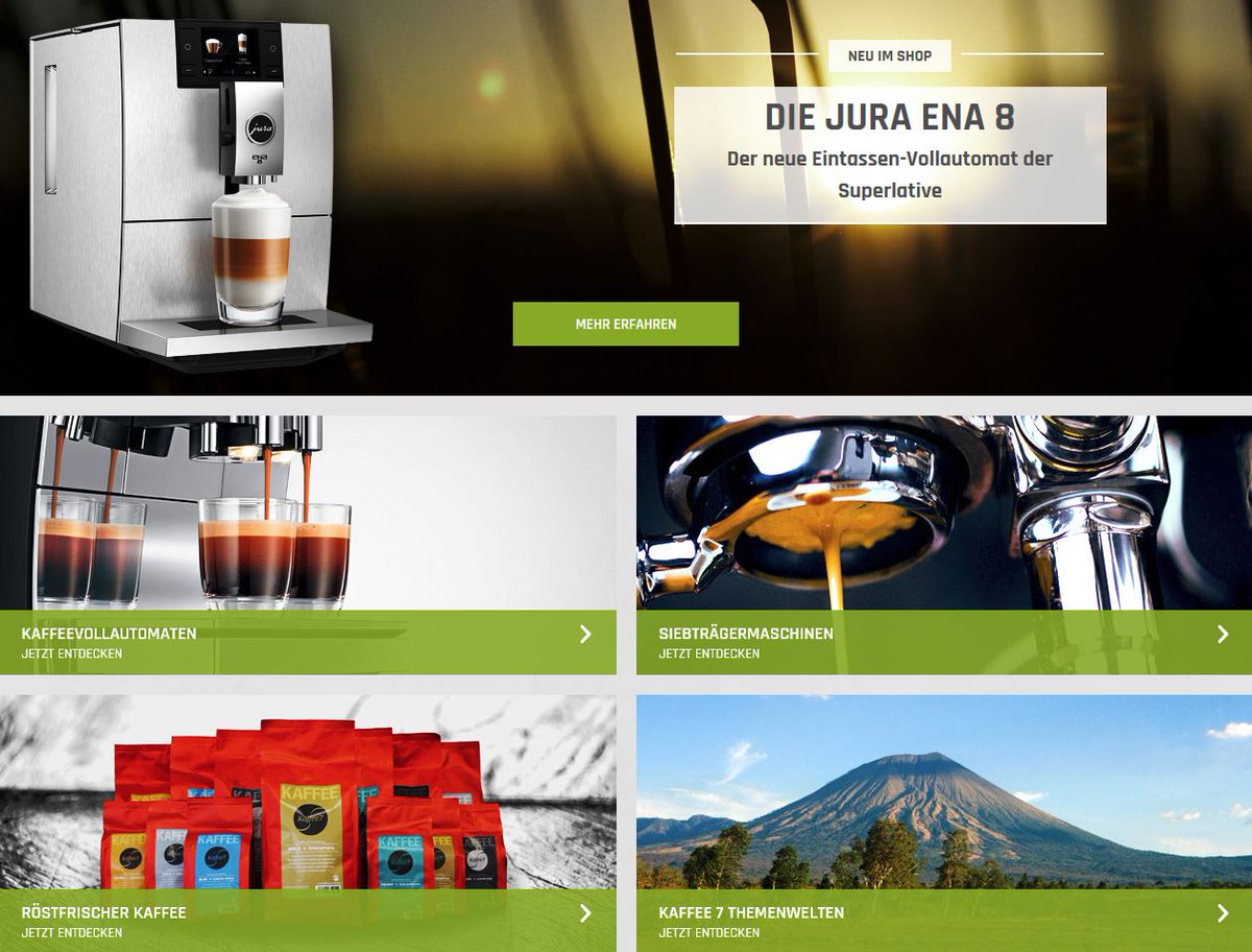 Im Online-Shop: Kaffee 7 - Röst-Kaffees aus eigener Herstellung bit.ly/3ojKoqV (Werblicher Beitrag)