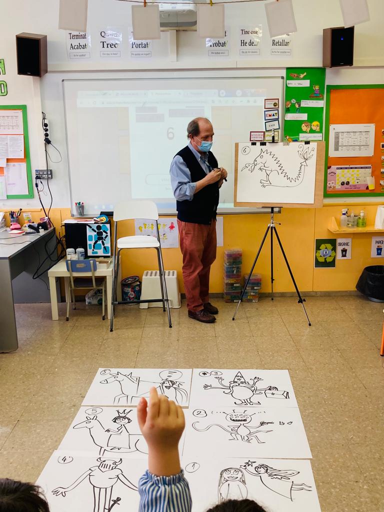 Ayer tuvimos la oportunidad de contar con Marcos Isamat y Alba Marina Rivera en el <a href="/ColSantLluis/">Col·legi Sant Lluís</a>, muy contentos de ver la creatividad de los alumnos y alumnas y su motivación por la lengua, ¡Muchas gracias!