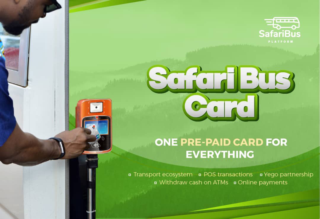 CentrikaRw's tweet photo. Good news! You can now Travel in @MusanzeDistrict without limits using our prepaid #SafariBus cards. Our agents are always ready set or top up your cards immediately to use.
@tour_du_Rwanda 

#CentrikaRW #CashlessPayments #TdRwanda22 #OfficialSponsorTDR https://t.co/wIYszY3hQs