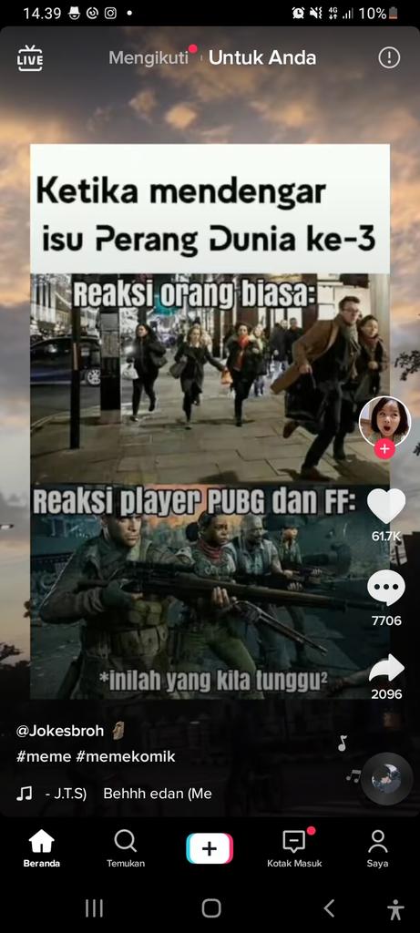 Eimienem's tweet photo. Gua udah bingung ya kenapa perang serius gini di jadiin jokes,mengapa netijen tolol tolol,malah pengen perang.Hei orang² bodoh yang gak tau apa apa pengen nya perang lu gak tau gimana nasib warga ukraina yang terkena gempuran dari Rusia mereka menderita,ketakutan.MIKIR! #StopWar https://t.co/WlEgBzpIBS