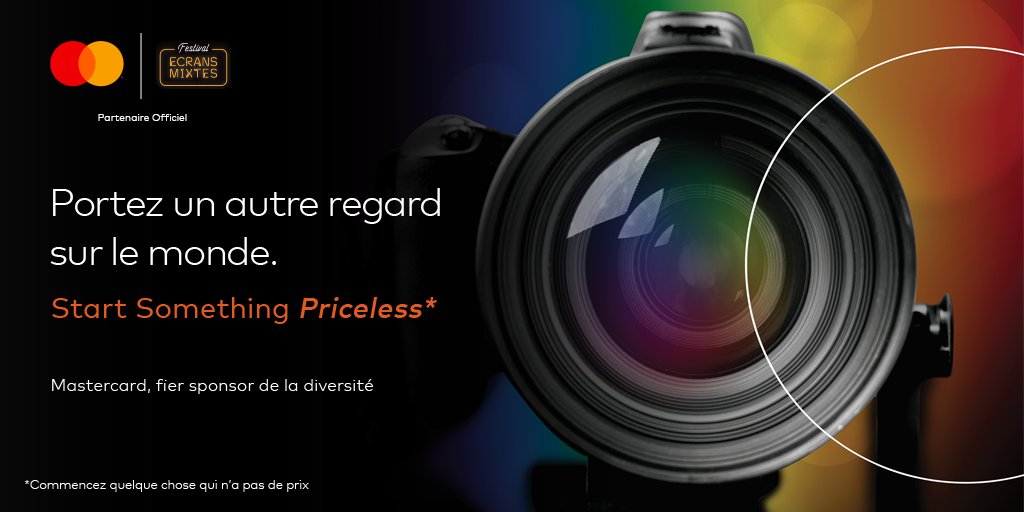Place à la 12ème édition du festival @ecransM (du 2 au 10 mars) qui lutte contre les discriminations des personnes #LGBT et des femmes, par le biais du #cinéma !

#Mastercard est fier d'être sponsor de cette édition, avec la création du « Grand prix #ÉcransMixtes Mastercard » ✨