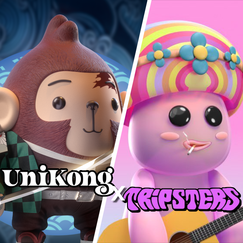 Tripsters🤝 Unikong

We are excited to announce our official collaboration with Tripsters. 🛰

We are giving away:
🎁 3x Tripsters WL Spots 
🎁 3x Unikong WL Spots

1️⃣ Follow <a href="/TripstersNFT/">TripstersNFT</a> and <a href="/UnikongNFT/">Unikong</a> 
2️⃣ Like &amp; RT 
3️⃣ Tag 3 friends

48 hours

#NFT #NFTs #NFTCommunity