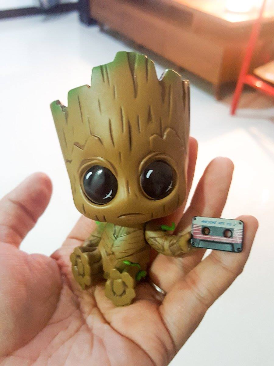 MagicMundi's tweet photo. Baby Groot 💙💙 https://t.co/VHzOvcpTBs