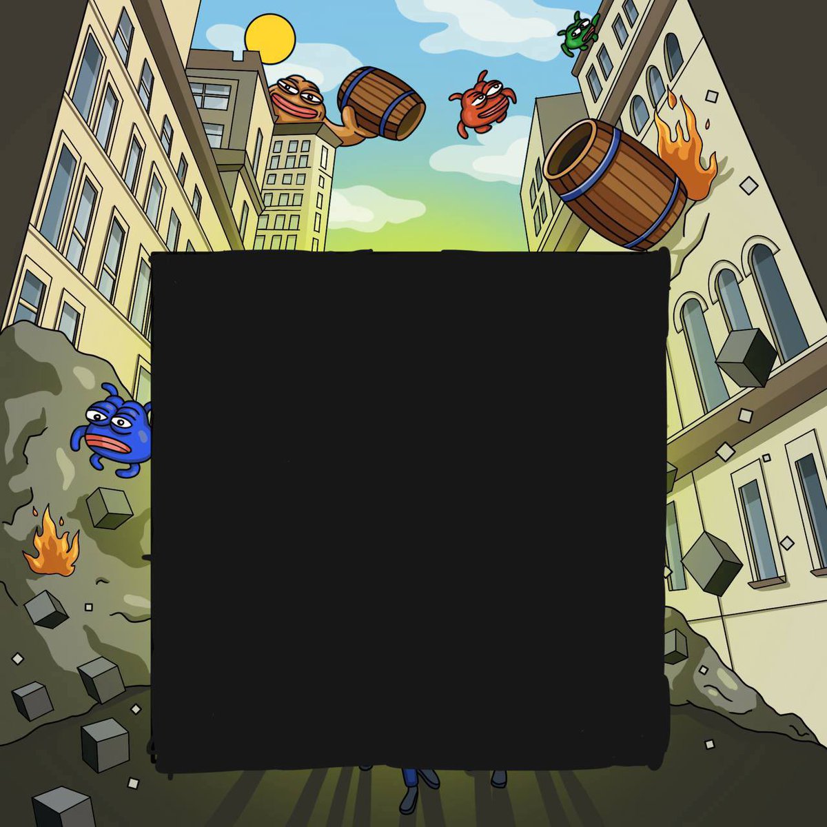 Whatsup fam?👋 #PepeFam Nearly done with the pixels piece🐸 Dropping soon, please show me some support because it will be one of my first animations🎞🖼 #nft #NFTs #NFTCommumity #pepe #pepethefrog #animation @withFND