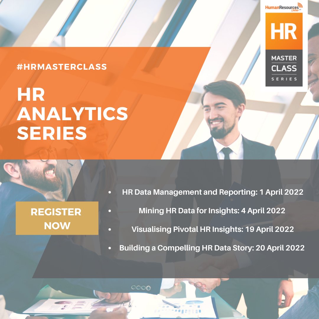 Mag_HR's tweet image. Learn from our expert trainers as they showcase the power of analytics in the aspect of employee engagement, compensation, and rewards, as well as manpower planning and more in this #HRanalytics #HRmasterclass! 

Learn more: bit.ly/35pEgc8